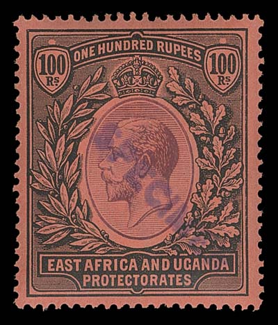 EAST AFRICA AND UGANDA  40-59,A fabulous, complete set of 20 with bright colours and NEVER HINGED; each stamp with diagonal SPECIMEN handstamp overprint in violet (ex. Goa collection). An impressive set, F-VF NH (SG 44-63)