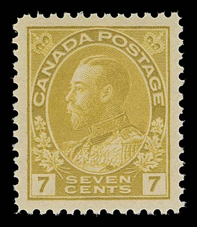 CANADA  113,Superb mint single with radiant colour, precise centering and full immaculate original gum, XF NH