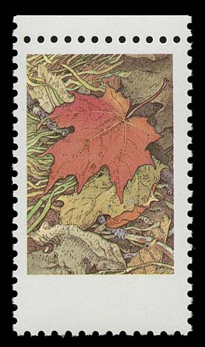 CANADA  537i,Pristine mint single MISSING GREY INSCRIPTIONS, displaying intact perforations and in immaculate condition. One of Canada