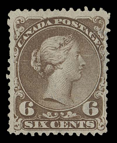 CANADA  27b,An elusive stamp showing portion of papermaker