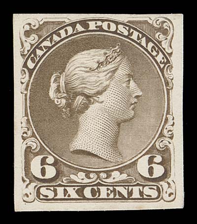 CANADA  22-29,Selection of seven different plate proofs in issued colours on card, no ½c but includes an extra 15c shade; couple slight flaws, otherwise VF (Unitrade cat. $6,500)