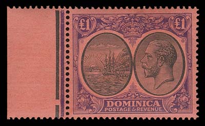 DOMINICA  85,Fresh mint, LH in margin, stamp VF NH (SG 91 for hinged £225)