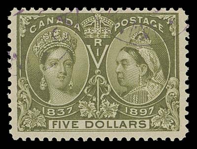 CANADA  65,An attractive used single with rich colour and partial magenta  Winnipeg postmarks, F-VF