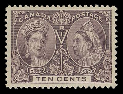 CANADA  57,A precisely centered mint single with brilliant colour and full original gum, VF+ NH