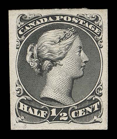 CANADA  21-29,The complete set of eight plate proofs in first issued colours; the 5 cent printed on thick bond paper, others on white card. Seldom offered set, VF