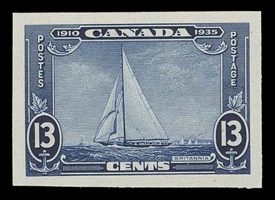 CANADA  211-216,The set of six plate proof singles in issued colours on card mounted india paper, VF-XF