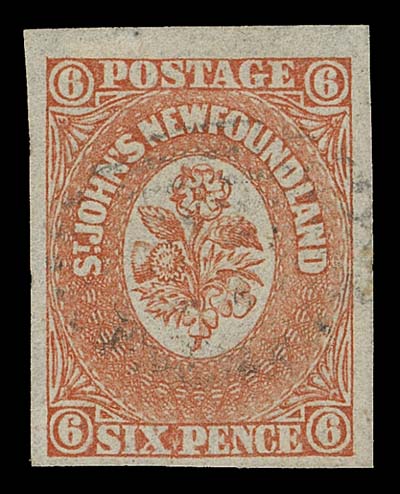 NEWFOUNDLAND  13,A choice example of this difficult stamp with excellent colour, large margins and a light unobtrusive cancel, VF