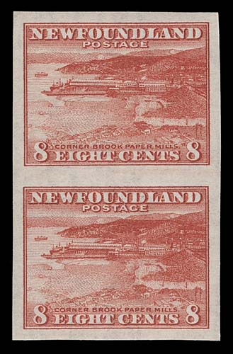 NEWFOUNDLAND  209a,A choice, fresh mint imperforate pair, VF NH