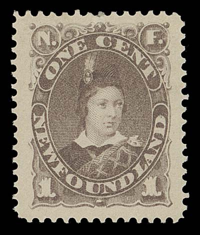 NEWFOUNDLAND  42,Impressive large margined example, well centered with one trivial improved perf at top, VF NH JUMBO