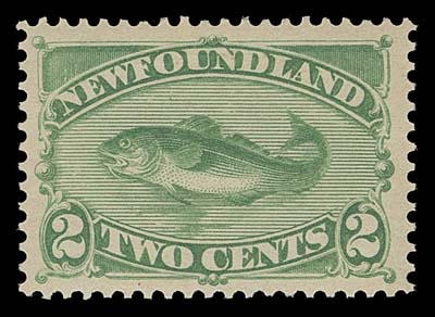 NEWFOUNDLAND  46i,An extremely well centered mint example with the distinctive radiant colour of the early printing, full pristine original gum, never hinged. An impressive example of this elusive shade, XF NH GEM