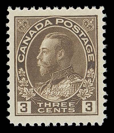 CANADA  108c,A post office fresh mint single, precisely centered with large margins, XF NH
