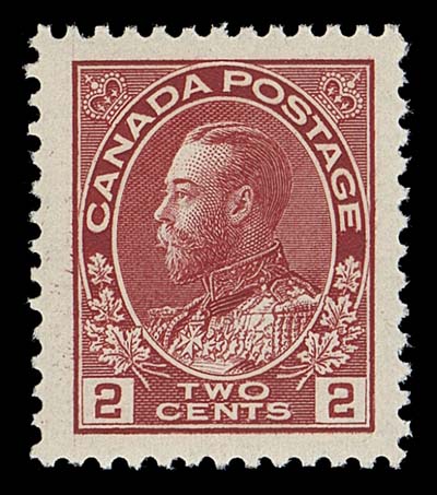 CANADA  106iii,A remarkable mint example surrounded by huge margins, well centered with rich colour, XF NH GEM