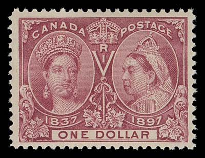 CANADA  61,A post office fresh mint single, nicely centered with bright impression and full unblemished original gum; a choice stamp, VF NH