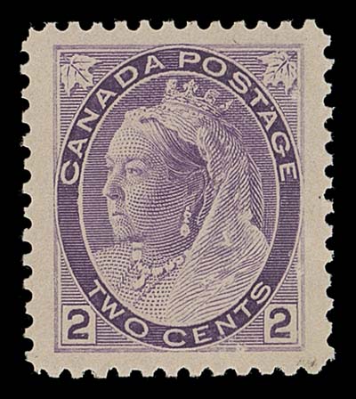CANADA  76a,An outstanding mint example of this distinctive printing - colour, paper and impression associated to the elusive paper type (0.005" thick), extremely well centered with uncharacteristic large margins. A great stamp, XF LH JUMBO