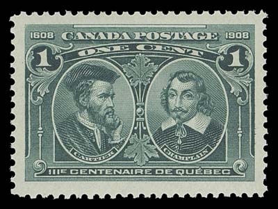 CANADA  97,Superb mint with precise centering and large margins, post  office fresh, XF NH GEM