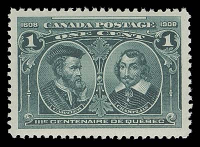 CANADA  97,A post office fresh and very well centered mint single, XF NH