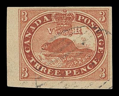 CANADA FAKES AND FORGERIES  Engraved Oneglia forgeries - eight different including 3p, 6p & 12p with fake laid lines (going in the opposite direction vs. genuine stamps); plus ½p, 3p, 6p, 7½p and 10p on cream coloured wove; all with added cancels. A seldom seen group.