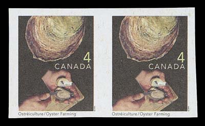 CANADA  1676a,Mint imperforate pair in choice condition, very scarce, VF NH