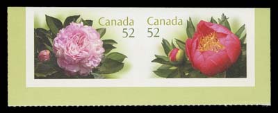 CANADA  2262c,Imperforate se-tenant pair originating from the booklet, VF NH