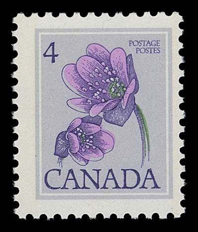 CANADA  709a,Mint single of the printed on gum side error, F-VF NH
