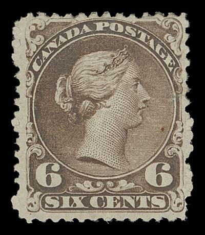 CANADA  27b,An extremely rare mint single remarkably displaying large portion of papermaker