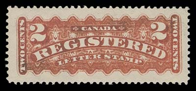 CANADA  F1b,Superb mint single, extremely well centered within well-balanced large margins, characteristic late Montreal printing shade and with full original gum, XF VLH