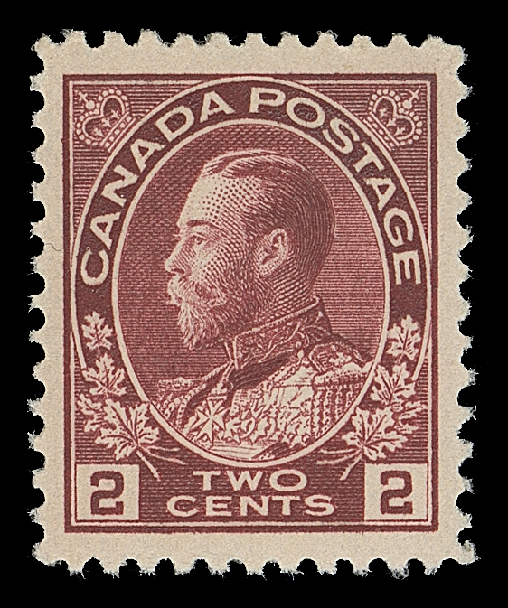 CANADA  106ii,Extremely well centered mint example distinctive early, deep bright shade; a premium stamp, XF NH