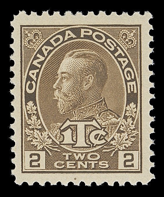 CANADA  MR4i,An extremely well centered mint single with bright fresh colour and full pristine original gum, XF NH