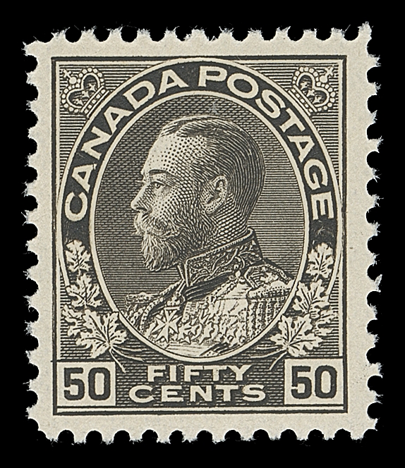 CANADA  120ii,A select mint example of this elusive and sought-after shade, well centered with exceptional colour, bold impression and full pristine original gum; a great stamp in a deeper shade than what we are accustomed to seeing, VF NH; 2017 Greene Foundation cert.