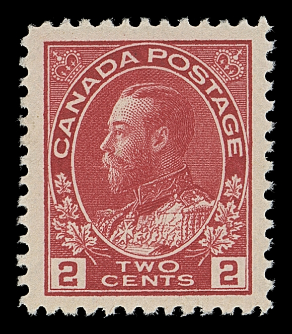 CANADA  106vii,A superb mint in a distinctive bright shade, post office fresh with choice centering and pristine original gum; XF NH GEM; 2018 Greene Foundation cert.