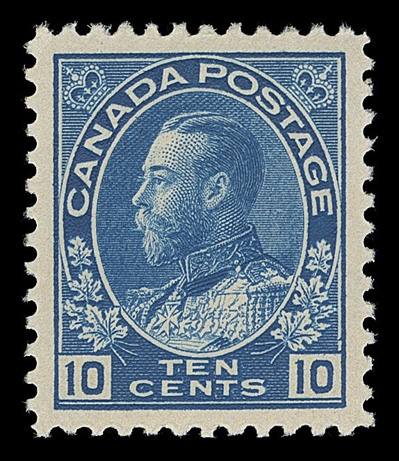 CANADA  117 shade,A noteworthy mint example in a beautiful deeper shade, fabulous centering and full original gum; a great stamp, XF NH; 2018 Greene Foundation cert.