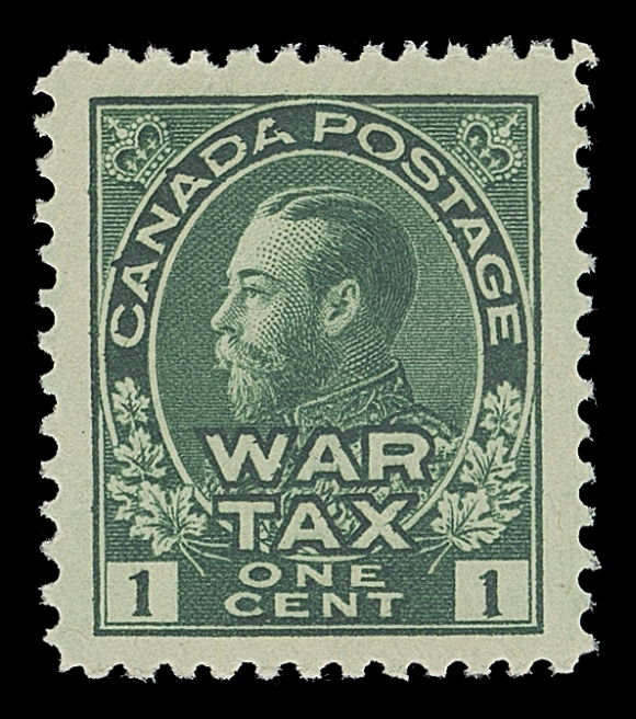 CANADA  MR1,A spectacular mint single, extremely well centered with four very large margins, deep rich colour, full unblemished original gum; XF NH JUMBO
