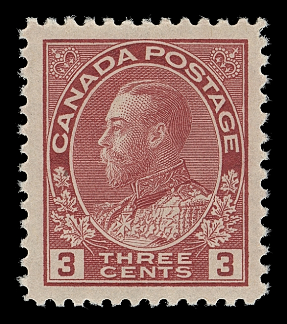 CANADA  109d, c,A choice mint example in a distinctive paler shade, well centered with large margins, VF+ NH