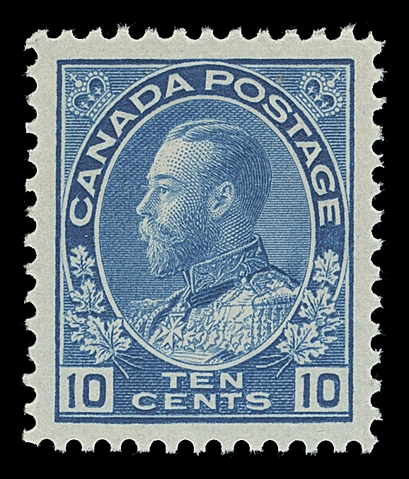 CANADA  117ii,A premium mint single, very well centered with pastel-like colour and sharp impression, full immaculate original gum, XF NH
