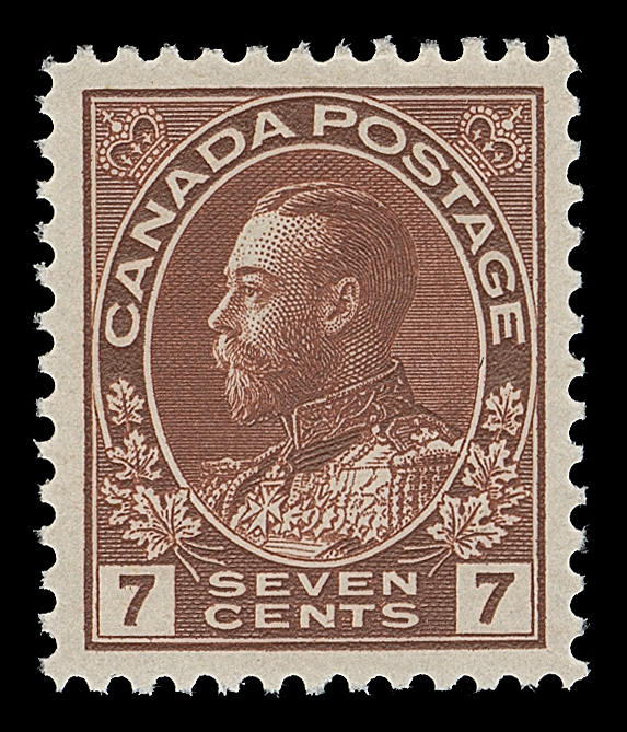 CANADA  114bv,A selected mint single with deep colour, shows the diagonal line in "N" of CENTS" plate variety (Plate 8), VF NH