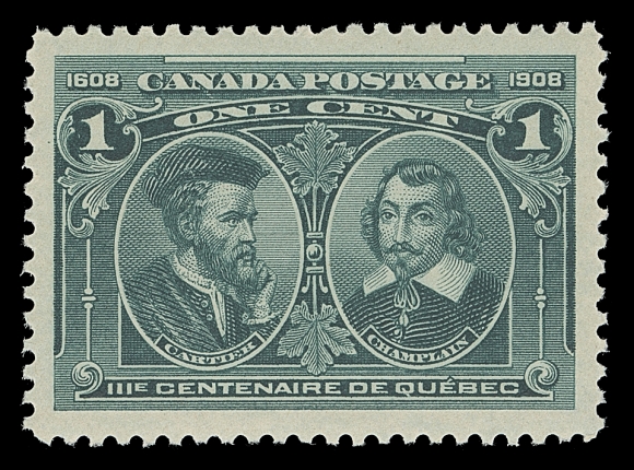 CANADA  96, 97,Selected mint singles with bright fresh colours, VF-XF NH; both with 2019 PSE cert. (Graded VF-XF 85 and XF-Superb 95 respectively) (Unitrade 96, 97)