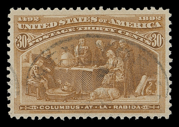 USA  239,A superb used example, extremely well centered with exceptionally fresh colour, light oval New York cancellation ideally struck along vignette, XF