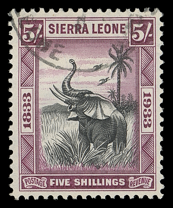 SIERRA LEONE 163-164,Two selected used singles, VF CDS (SG 178-179 £690)