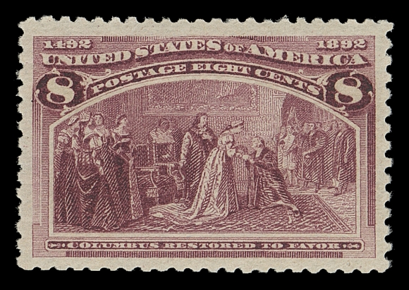 USA  236,A very well centered mint example within noticeably large margins, brilliant colour and full unblemished original gum, XF NH; 1999 PF cert.