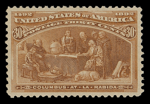 USA  239,A superbly centered mint single with intact perforations, rich colour and sharp impression, XF LH; 2000 PF cert. & 2020 PSE cert. (Graded Superb 98; SMQ $1,600)