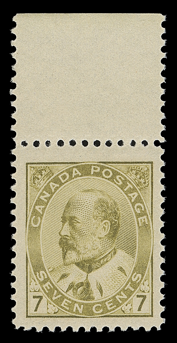 CANADA  92ii,An impressive, large margined mint single, well centered, light hinge in margin only, stamp with full unblemished original gum, VF NH JUMBO; 2016 Greene and 2019 PSE certs. (Graded VF 80J) (Unitrade 92ii)