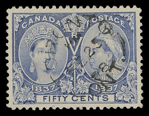 CANADA  60,A centered used single with socked-on-nose Toronto FE 25 98 split ring postmark, XF; 2012 Greene Foundation cert.