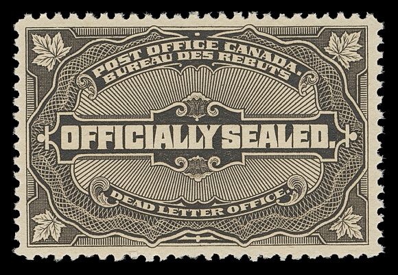 CANADA  OX4,An unusually well centered and fresh mint single with bright colour and full unblemished original gum; challenging to find, VF+ NH