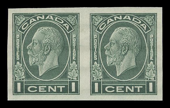 CANADA  195c-200a,The set of mint imperforate pairs, 4c and 8c with redistributed OG to appear NH, otherwise VF NH