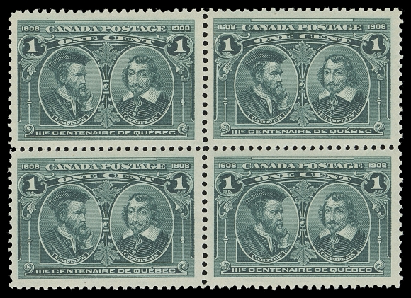 CANADA 97,Post office fresh, well centered mint block with pristine original gum, VF+ NH
