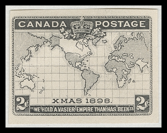 CANADA Embossed letterhead with Postmaster General "Coat of Arms" Canada in violet at left and albino "Private Secretary