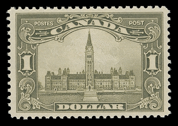 CANADA  159iii,An unusually well centered and choice mint example of this difficult stamp, distinctive shiny ink associated with this shade, post office fresh, VF+ NH