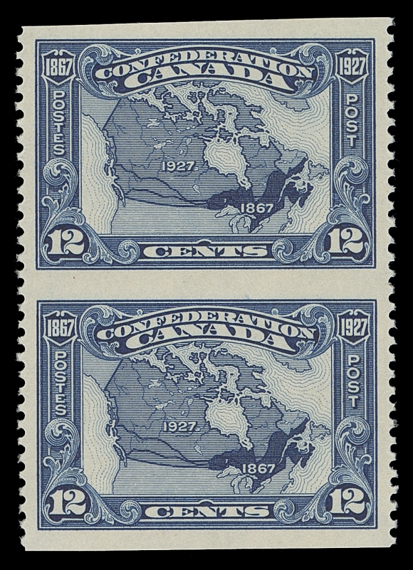 CANADA  141c-145c, 146c-148c,Fresh mint sets of five and three pairs respectively, all imperforate horizontally; 2c green has a short perf, otherwise VF LH