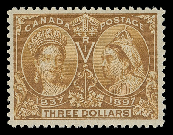 CANADA  63,A superb mint example of this key value, very well centered with large margins, deep colour on fresh paper, possessing full original gum, XF VLH GEM