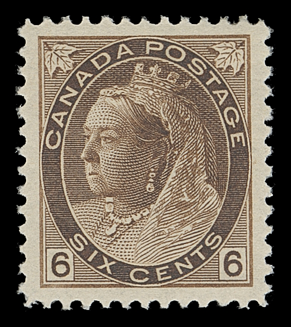 CANADA 80,A superb mint example of this difficult stamp, precisely centered with balanced large margins, fabulous colour on fresh paper. As nice as they come, XF NH; 2007 Greene Foundation cert.